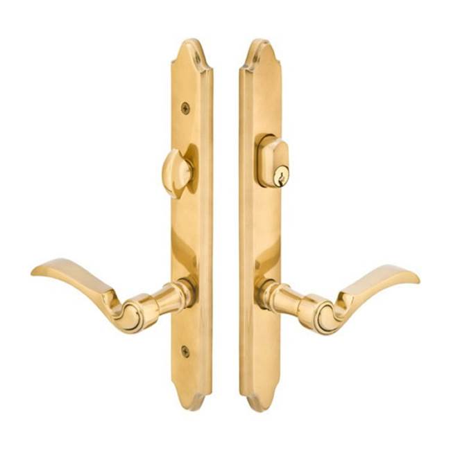 Emtek 1271ATNLH Multi Point C2 , Keyed with American Cyl , Concord Style , 1-1/2" x 11" , Athena Lever , LH - Parent