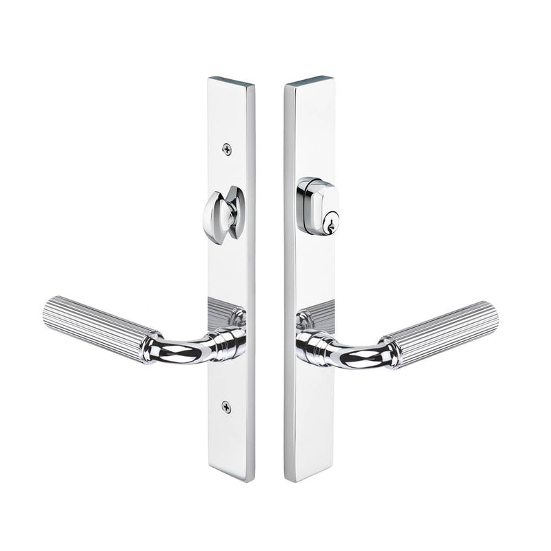 Emtek 16A1CLH Multi Point C6 , Keyed with American Cyl , Modern Style , 1-1/2" x 11" , Cortina Lever , LH - Parent