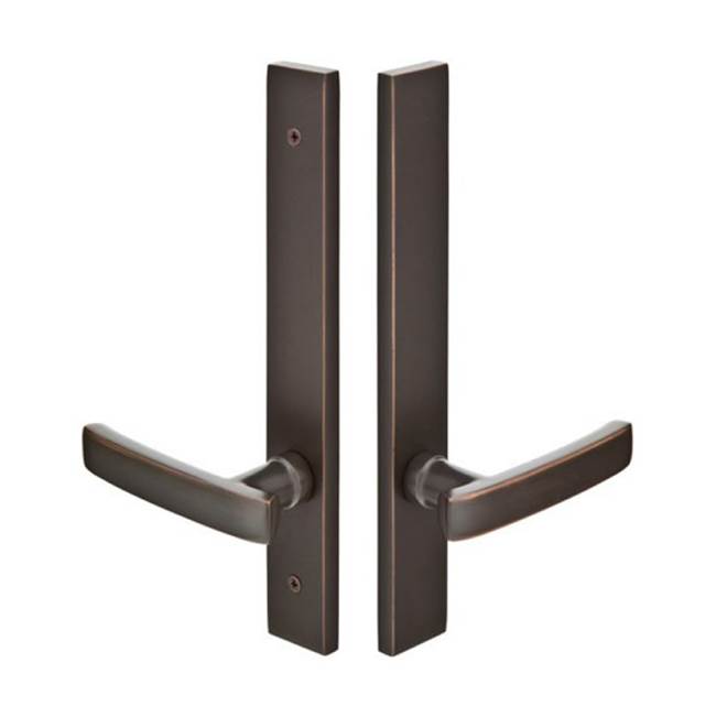 Emtek 13A2MCLH Multi Point C3 , Non-Keyed Passage , Modern Style , 1-1/2" x 11" , Mercury Lever , LH - Parent