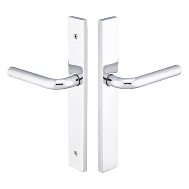 Emtek 15A3ATNRH Multi Point C5 , Non-Keyed Euro T-turn IS , Modern Style , 1-1/2" x 11" , Athena Lever , RH - Parent