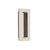 Emtek 220304 Brass Modern Rectangular Flush Pull 4"