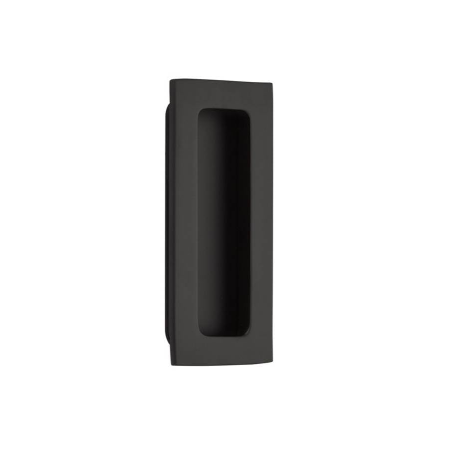 Emtek 220304 Brass Modern Rectangular Flush Pull 4"