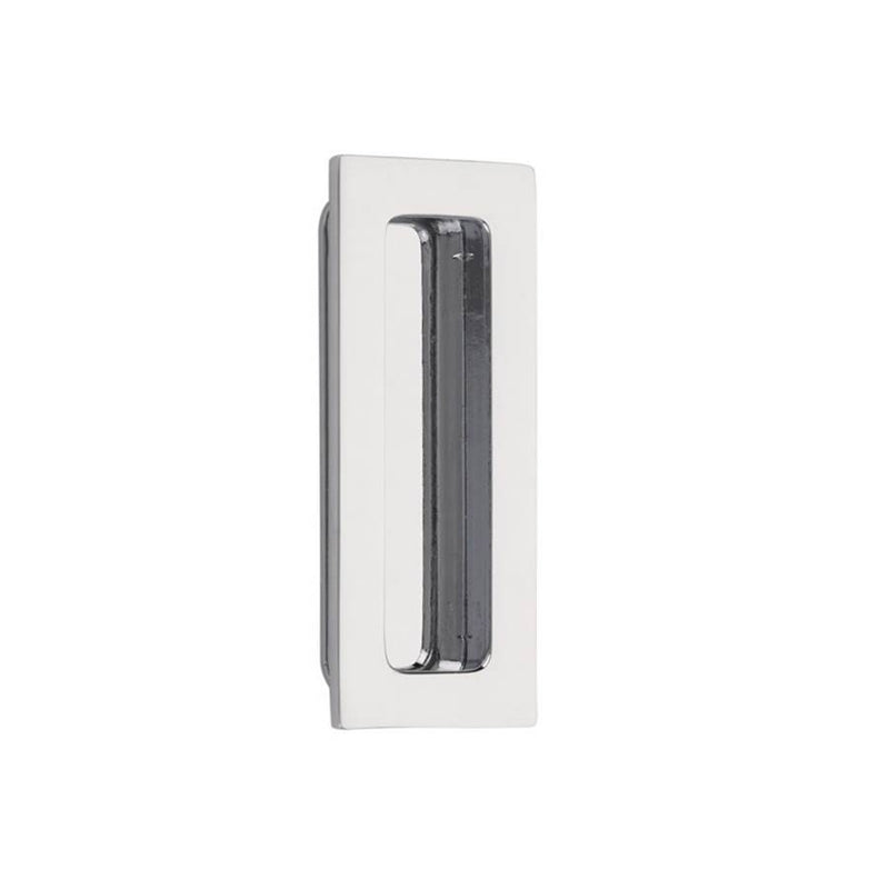 Emtek 220304 Brass Modern Rectangular Flush Pull 4"