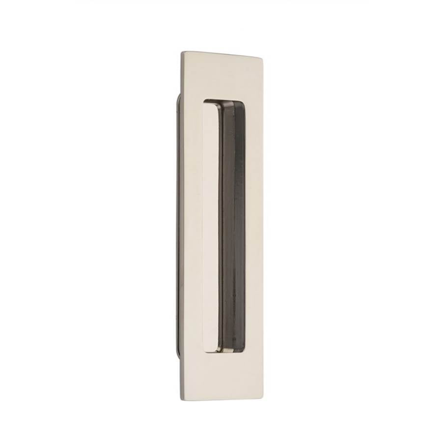 Emtek 220306 Brass Modern Rectangular Flush Pull 6"