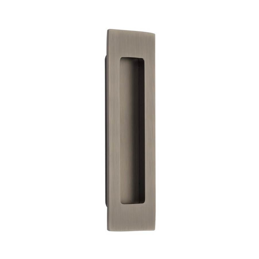 Emtek 220306 Brass Modern Rectangular Flush Pull 6"
