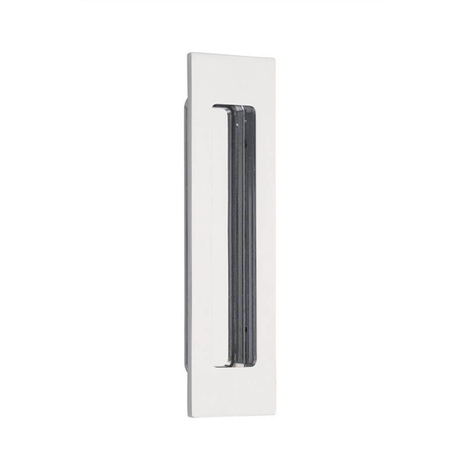 Emtek 220306 Brass Modern Rectangular Flush Pull 6"