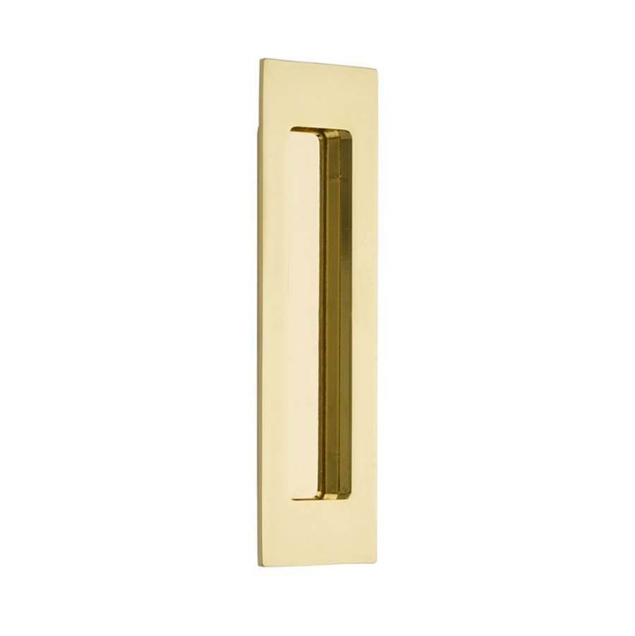 Emtek 220307 Brass Modern Rectangular Flush Pull 7"