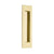 Emtek 220307 Brass Modern Rectangular Flush Pull 7"