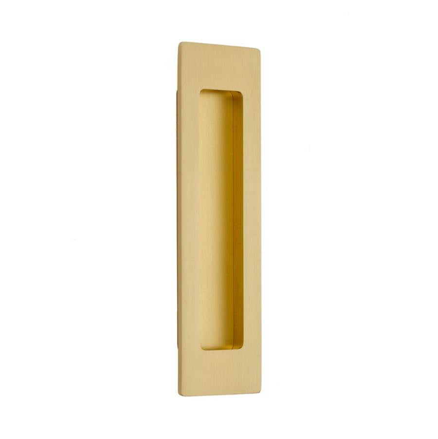 Emtek 220307 Brass Modern Rectangular Flush Pull 7"