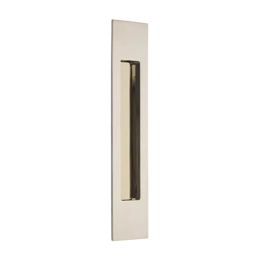 Emtek 220310 Brass Modern Rectangular Flush Pull 10"