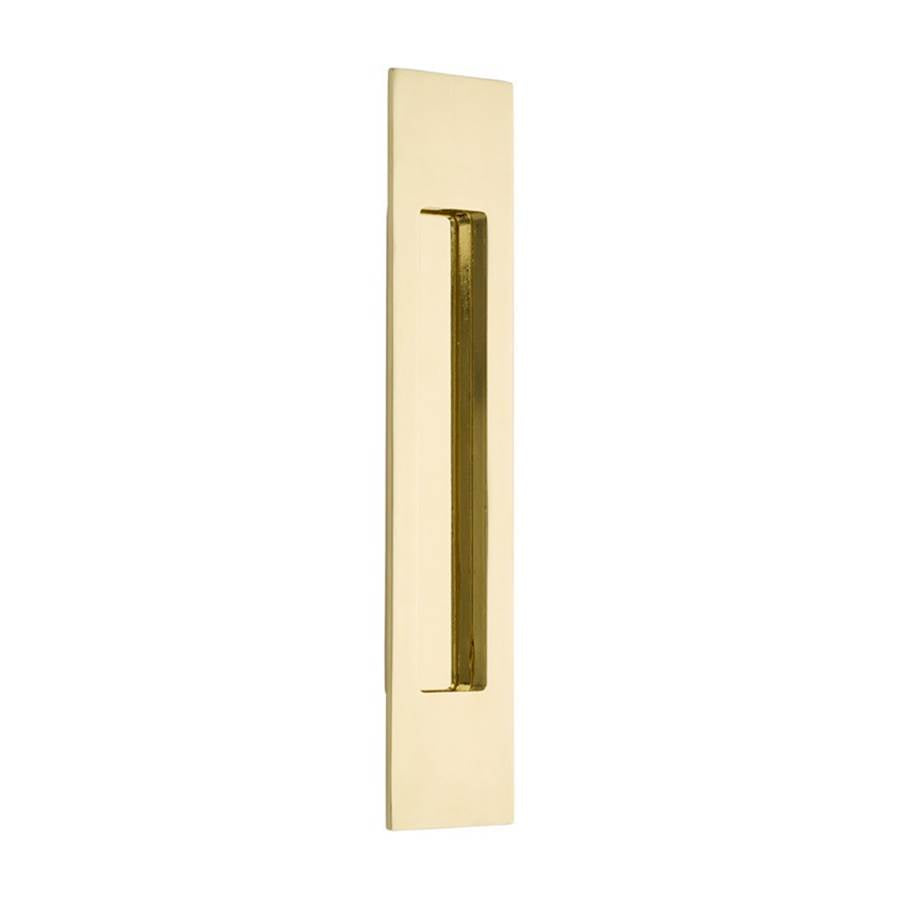 Emtek 220310 Brass Modern Rectangular Flush Pull 10"