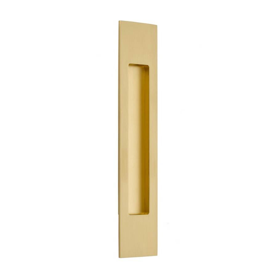 Emtek 220310 Brass Modern Rectangular Flush Pull 10"