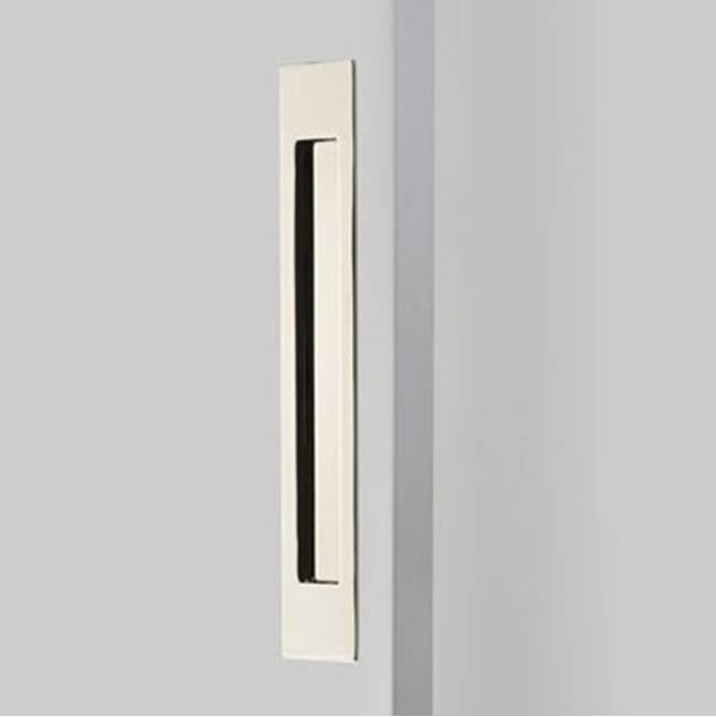 Emtek 220314 Brass Modern Rectangular Flush Pull 14"