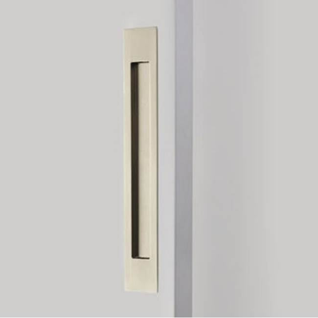 Emtek 220314 Brass Modern Rectangular Flush Pull 14"