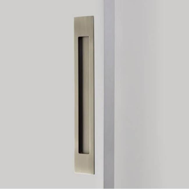 Emtek 220314 Brass Modern Rectangular Flush Pull 14"