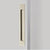 Emtek 220314 Brass Modern Rectangular Flush Pull 14"