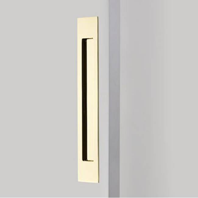Emtek 220314 Brass Modern Rectangular Flush Pull 14"