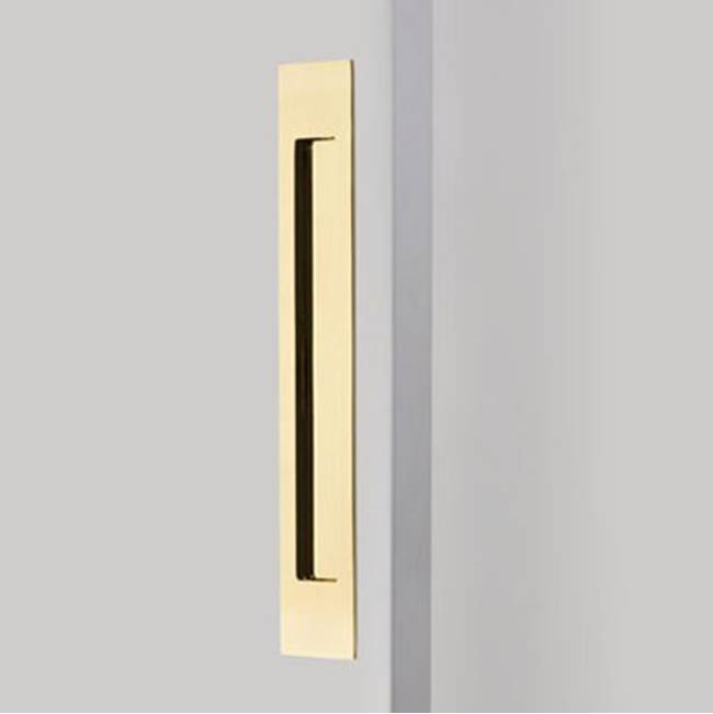 Emtek 220314 Brass Modern Rectangular Flush Pull 14"
