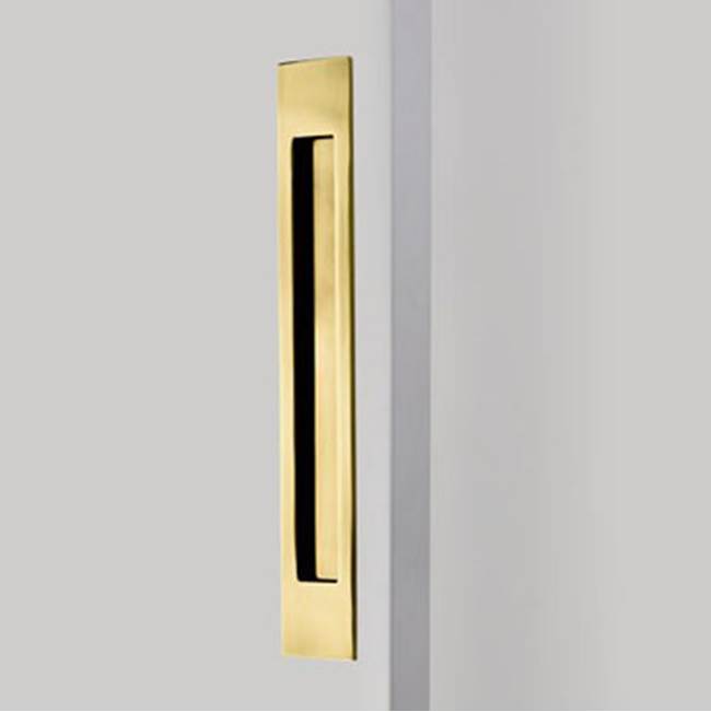 Emtek 220314 Brass Modern Rectangular Flush Pull 14"