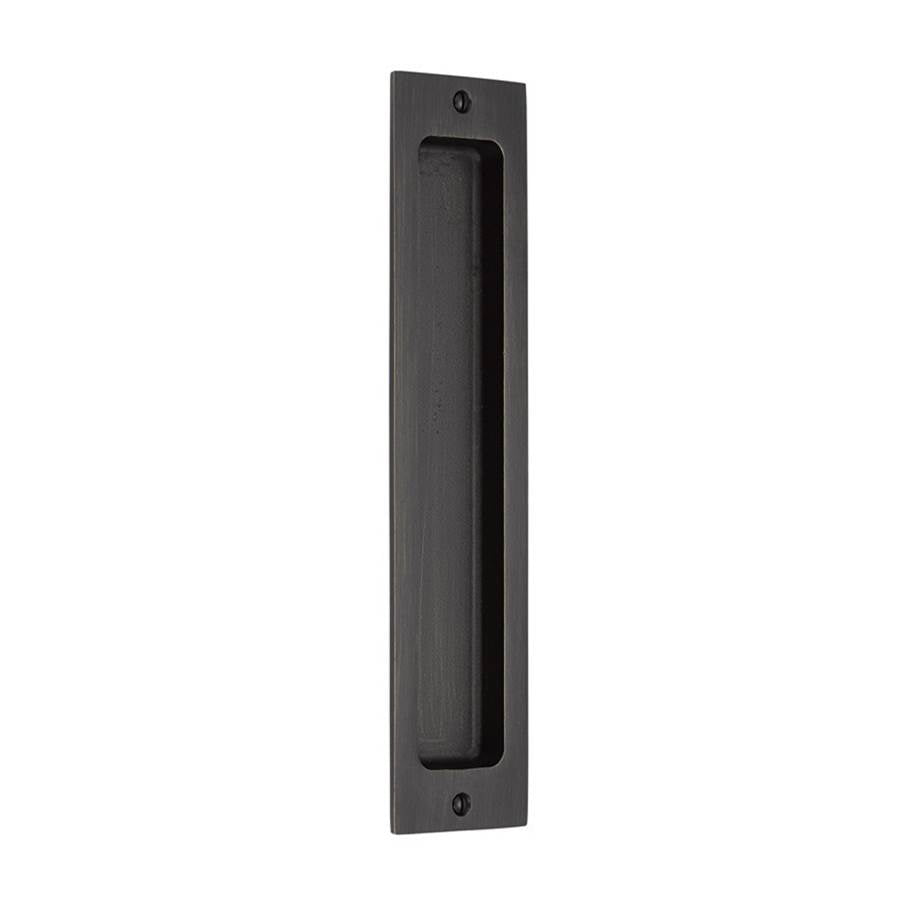 Emtek 220410 Sandcast Bronze Rectangular Flush Pulls-10"
