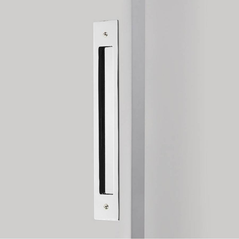 Emtek 221714 Modern Rectangular Flush Pull for Door Pull , 12" C-C