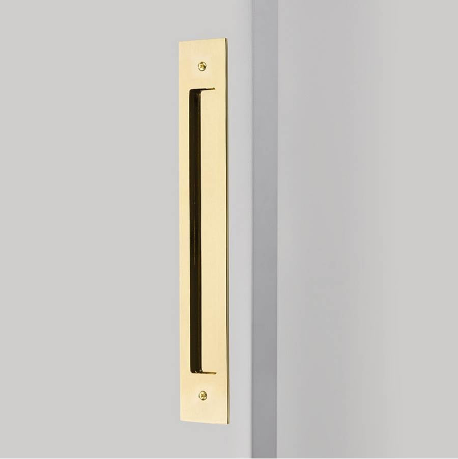Emtek 221714 Modern Rectangular Flush Pull for Door Pull , 12" C-C