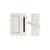 Emtek 222202 Modern Rectangular Barn Door Privacy Lock and Flush Pull with Integrated Strike - Parent