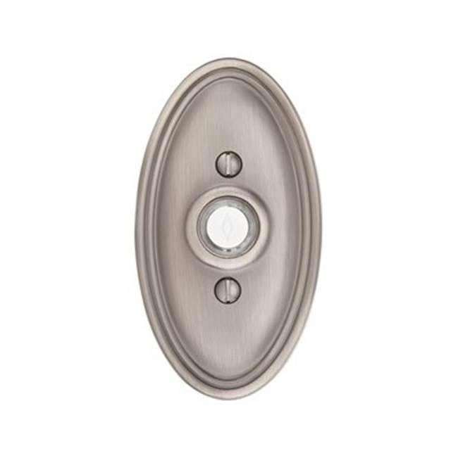 Emtek 2402 Brass Door Bell , Oval Ros