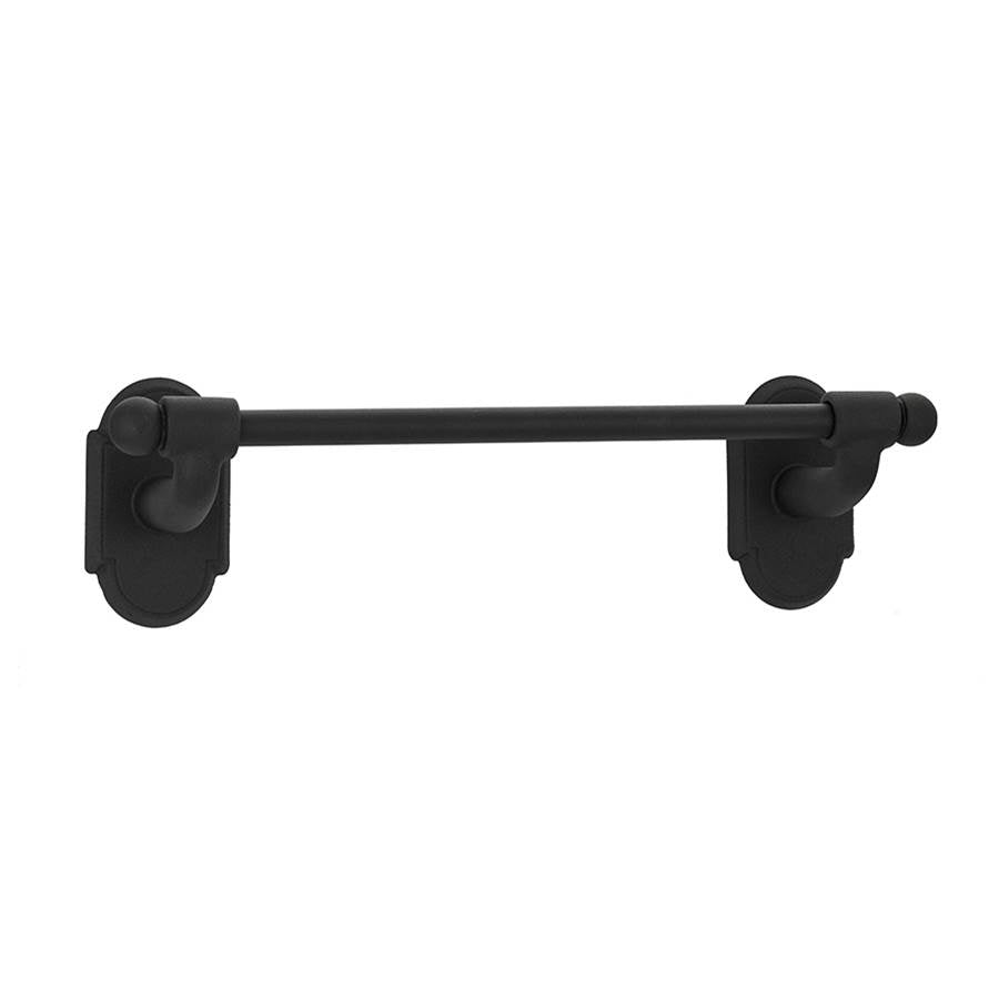 Emtek 250241 Wrought Steel Towel Bar , No.1 Rosette , 12"S - Parent