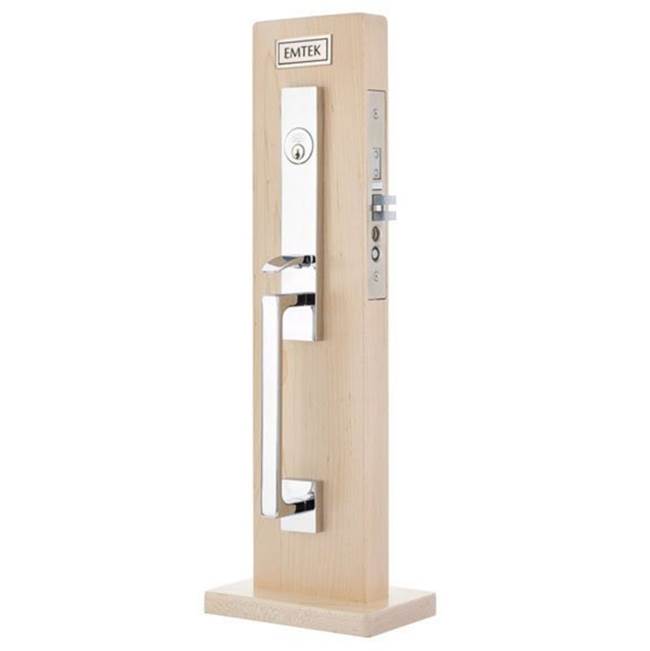 Emtek F20331175SPNLH Entryset , F20 , Brisbane Mortise , 2-3/4" Backset , Spencer Lever , LH - Parent