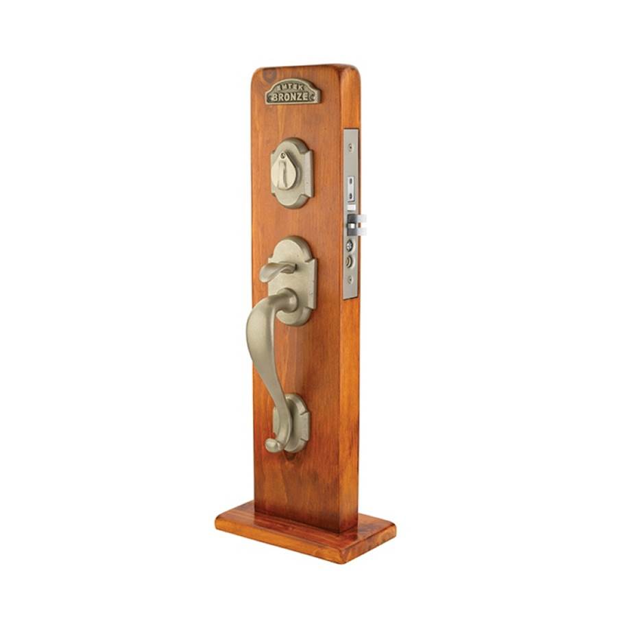 Emtek F20332375BZEGLH Entryset , F20 , Denver Mortise , 2-3/4 Backset , Bronze Egg Knob , LH