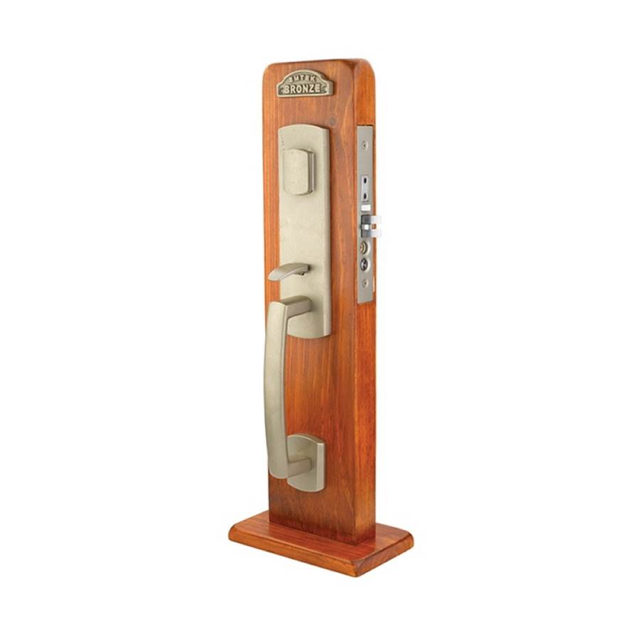 Emtek F20332975LWLH Entryset , F20 , Sonoma Mortise , 2-3/4 Backset , Lowell Crystal Knob , LH