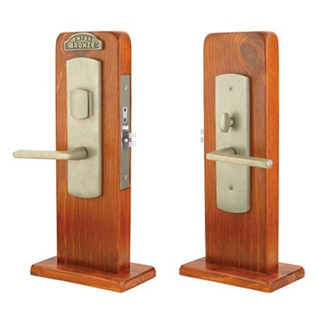 Emtek F13353475OTLH Knob x Knob Entryset , F13 , Hailey Mortise , 2-3/4 Backset , Old Town Clear Knob , LH - Parent