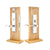 Emtek F20355150PLH Knob x Knob Entryset , F20 , Harrison Mortise , 2-1/2 Backset , Providence Knob , LH