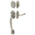 Emtek 4312ATNLH Single Cyl , Nashville Tub Entry , Athena Lever , LH