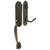 Emtek 4323CRH Double Cyl , Richmond Tub Entry , Cortina Lever , RH