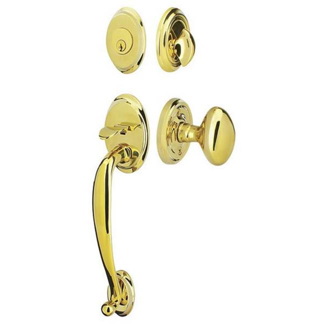 Emtek 4420MLH Double Cyl , Saratoga Tub Entry , Milano Lever , LH