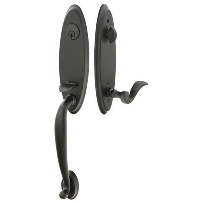 Emtek 4421CLH Double Cyl , Marietta Tub Entry , Cortina Lever , LH