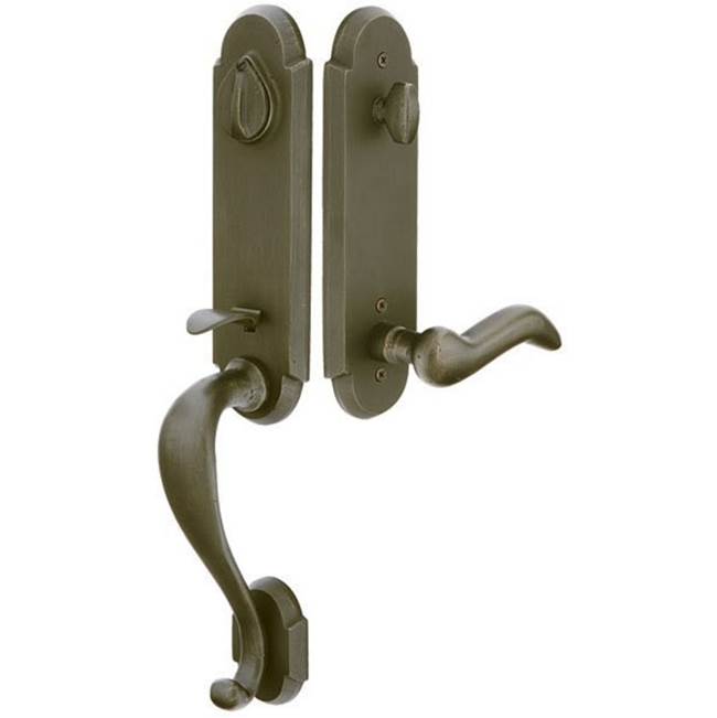 Emtek 452112ARLH Double Cyl , Remington Tub Entry , Aurora Lever , LH - Parent