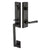 Emtek 450522CRLH Dummy , Rustic Modern Rectangular Monolithic Tub Entry , Cimarron Lever , LH