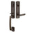 Emtek 451822BZEG Single Cyl , Logan Tub Entry , Bronze Egg Knob