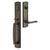 Emtek 450923BZEG Dummy , Brighton Tub Entry , Bronze Egg Knob