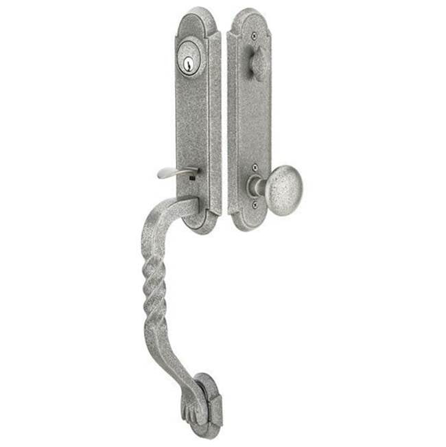 Emtek 461121NLH Single Cyl , Monolithic with San Carlos Grip Tub Entry , Normandy Lever , LH - Parent