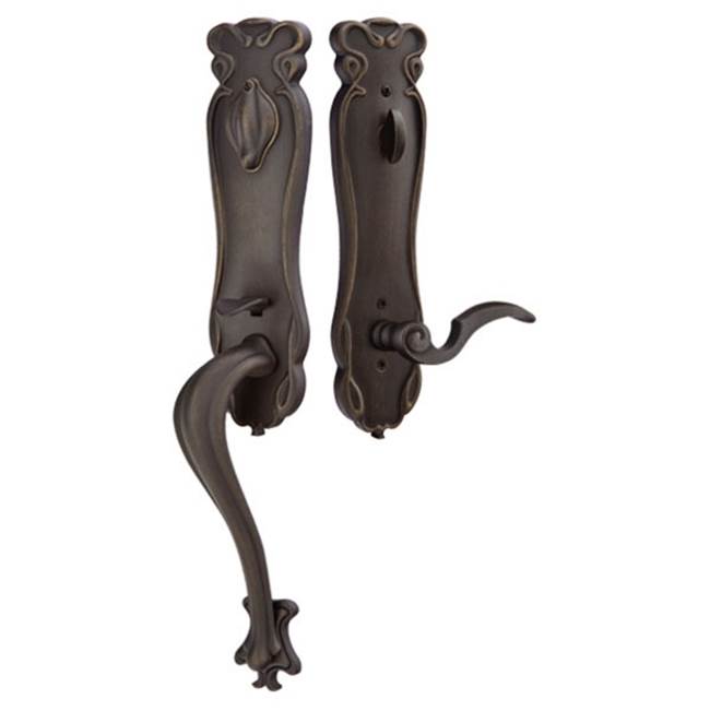 Emtek 470333MDIRH Dummy , Art Nouveau Tub Entry , Medici Lever , RH - Parent