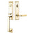 Emtek 4727SIOLH Double Cyl , Transitional Heritage Monolithic Tub , Sion Lever , LH