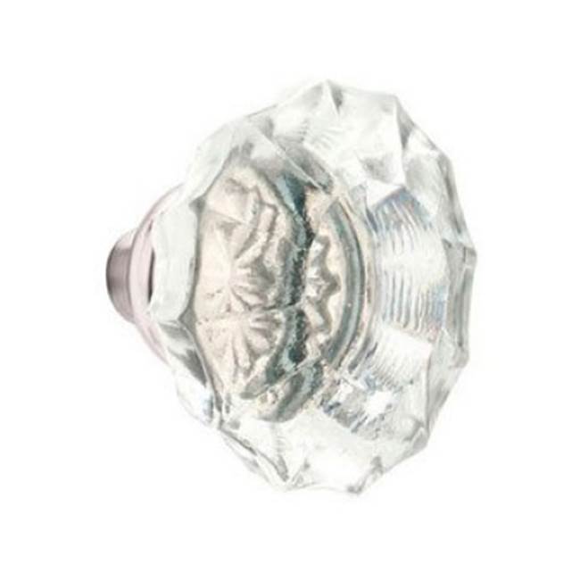 Emtek 8050AS Dummy , Regular Rosette , Astoria Crystal Knob