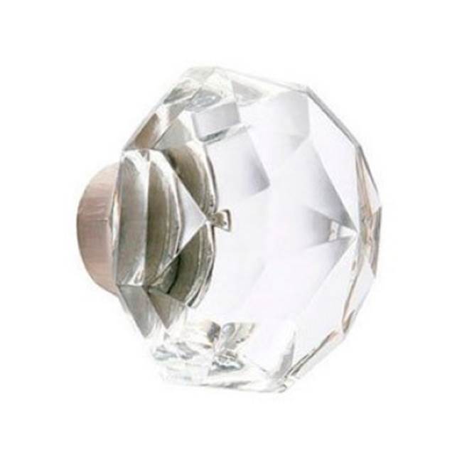 Emtek 8521CK Dummy , Rectangular Rosette , Diamond Crystal Knob