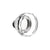 Emtek 8100LW Passage , Regular Rosette , Lowell Crystal Knob