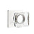 Emtek 5051MSC Dummy , Neos Rosette , Modern Square Crystal Knob