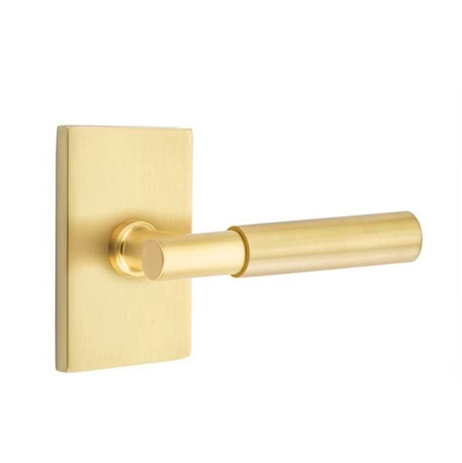 Emtek C5112MYL Concealed , Passage , Modern Rectangular Rosette , Myles Lever - Parent